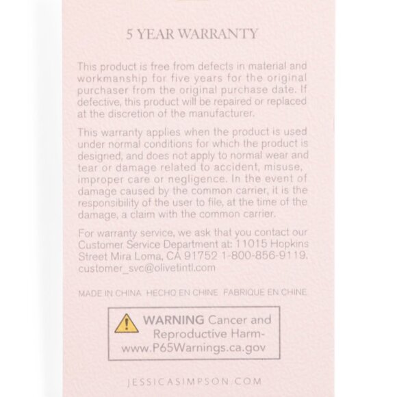 JESSICA SIMPSON 20in Jewel Plaid Hardside Carry-on Spinner - Picture 4 of 4